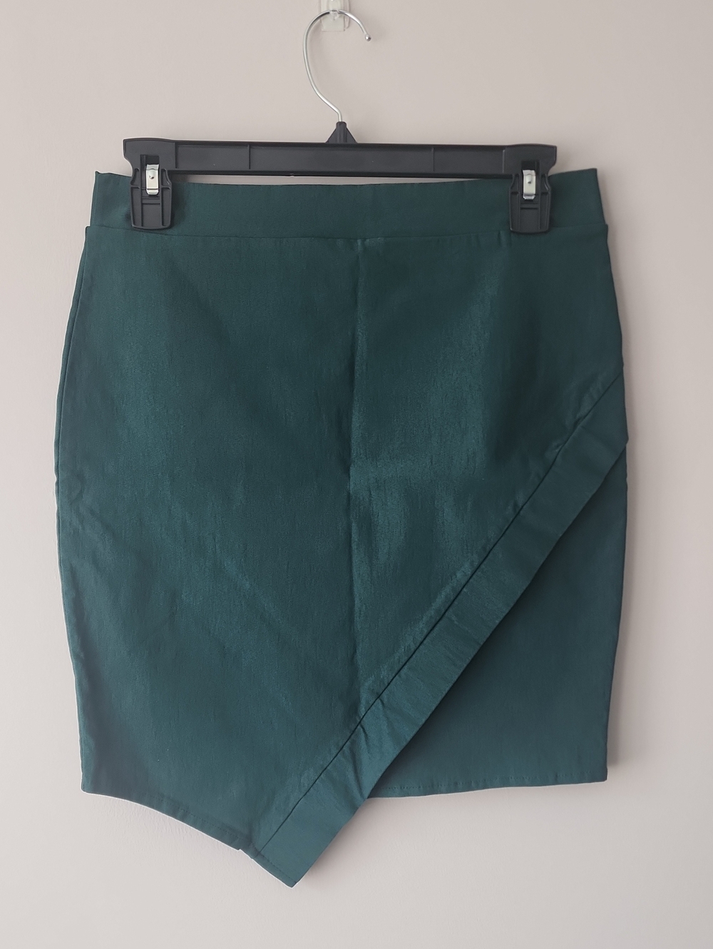 Revamped Asymmetrical Teal Skirt